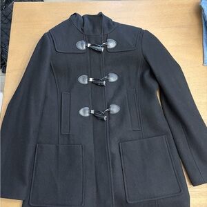 Women's Michael Kors Black Toggle Coat